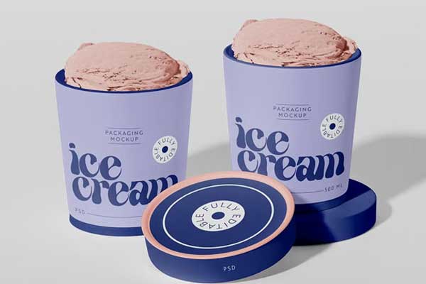Best Ice Cream Cup Mockups – Modern and Customizable Templates for Ice Cream Brands | High-Resolution PSD & Vector File Formats